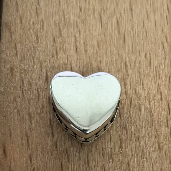 Pandora RN Registered Nurse Exclusive Heart Charm Pendant, S925 Silver Bracelets - Picture 2 of 4